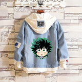 Comic Denim Jacket Anime Clothes Denim Jacket
