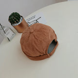 Beanies Japanese-Style Retro Painter Cap Corduroy Beret Children