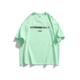 Men's T-Shirt Summer Men's Letter Printed T-shirt Casual