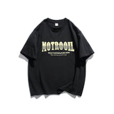 Men T Shitrs Summer Men's Letter Printed round Neck Short Sleeve T-shirt