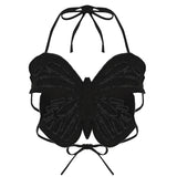 Women Rave Outfits Tops Spring Sexy Hollow out Strap Women's Clothing