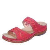 Women Open Toe Sandals Flats Summer Plus Size Sandals