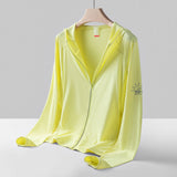 Sun Resistant Clothes UPF50 Ice Silk Mesh Breathable Sun Protection Clothing Outdoor Cycling