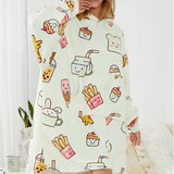 Hoodies Blankets Hooded Lazy Thermal Home Wear Casual