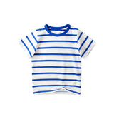 Children T Shrits Summer Striped Short Sleeve T-shirt Short Sleeve