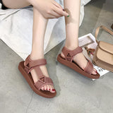 Women Open Toe Sandals Flats Sports Amoi Beach Sandals