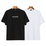 We11 Done T Shirts Graffiti Letters Badge Printed Oversize Loose Men and Women Same Style
