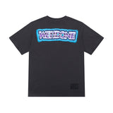 We11 Done T Shirts Graffiti Printing Summer Men's and Women's Casual Short Sleeve