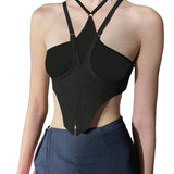 Music Festivals Rave Outfits Girls Tops Summer Women's Sexy Slim Fit