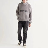 Fog Fear of God Essentials Pant Double-Line Washed Jeans Distressed Straight-Leg Trousers