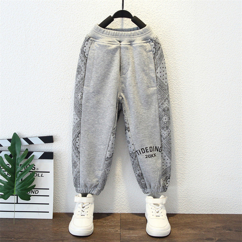 Toddler Boys Pants Children's Clothing Boys' Spring and Autumn Track Sweatpants