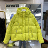 Women Winter Coats Puffer Jacket Down Coat Down Jacket Women's Short Glossy Wash-Free White Duck Down Winter Clothes