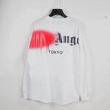 Palm Angels Sweatshirts Printed Long-Sleeved T-shirt Men's and Women's Loose Bottoming Shirt