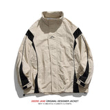 Men Jacket Spring Men's Stitching Baggy Casual Jacket Coat