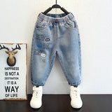 Toddler Boys Pants Boy's Denim Pants Spring and Autumn Casual