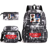 Stranger Things Hellfire Club Backpack Stranger Things Backpack Three-Piece Set