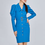 Women Spring Dress Fashion Puffy Skirt Waist-Tight Suit Skirt Women's Long