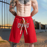 Rave Outfits Men Shorts Large Size Loose Casual Shorts Men's Summer