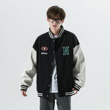 Vintage Letterman Jacket Coat Men's Baseball Uniform Hip Hop Jacket