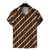 Men Beach T Shirts Men's Spring Leisure Short Sleeve Shirt