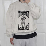 Fog Fear of God Essentials Sweatshirt Flocking Baseball Crew Neck Sweater Loose Casual Pullover