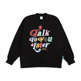 Preppy Aesthetic Sweatshirt Men's Clothing Autumn Printed Loose Sweatshirt Men's