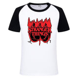 Stranger Things Hellfire Club T Shirt Printed Top Men's and Women's Short-Sleeved T-shirt