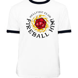 Hellfire Club Shirt Hellfire Club Letter Print T-shirt Short Sleeve