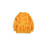 Mens Fall Outfits Cartoon Knitwear Men's and Women's Sweaters Student Hip Hop Cute Casual Couple Outfit Top