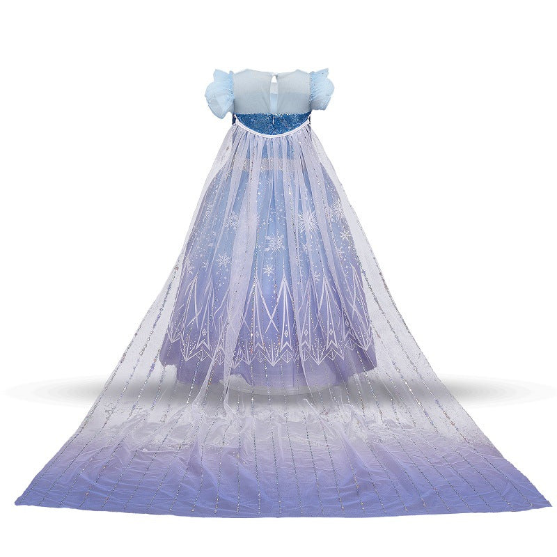 Halloween Frozen Dress Toddler Frozen 2 Princess Elsa Dress Halloween Aisa Girls Dress