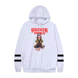 Stranger Things Hoodie Peripheral Pattern Loose Hooded Fleece Pullover