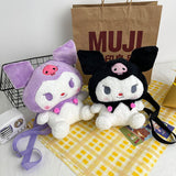 My Melody Bag Cartoon Little Devil Plush Doll Doll Bag Cute Storage Clow M Backpack