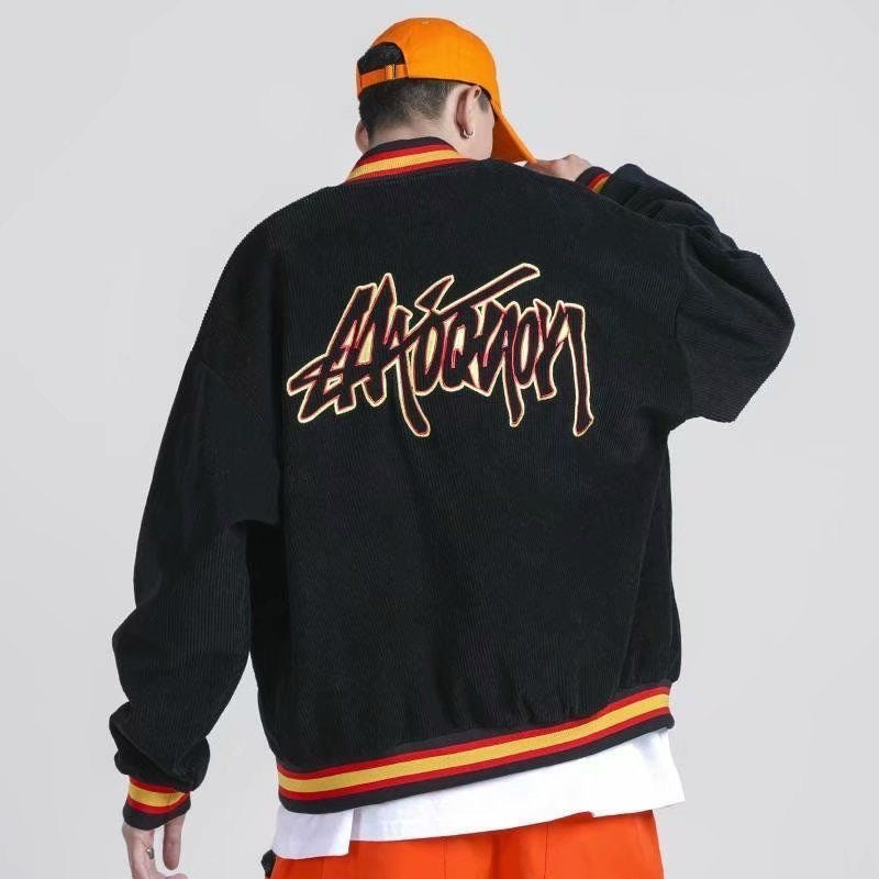 Baggy Jacket Corduroy Coat For Men Spring And Autumn