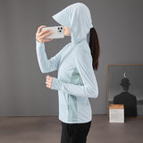 Sun Resistant Clothes Ice Silk Sun Protection Clothing Female Outdoor Sun Protection Jacket Male