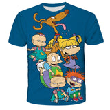 Homer Simpson Shirt Summer T-shirt Printed Loose Short Sleeve