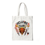 Stranger Things Hellfire Club Handbag Stranger Things 4 Canvas Bag Shoulder Canvas Bag
