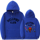 Stranger Things Hellfire Club Hoodie Hooded Sweatshirt Leisure Sports Sweater