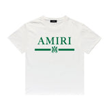 Amiri T Shirt Printed Casual Hip Hop round Neck Short Sleeve T-shirt