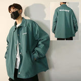 Cream Color Varsity Jacket Casual Baseball Uniform