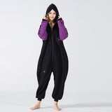 Hoodies Blankets Polar Fleece Cartoon Animal One-Piece Pajamas Couple Pajamas