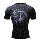 Marvel T Shirt Tight Men's Sports Fitness 3D Men's Clothing