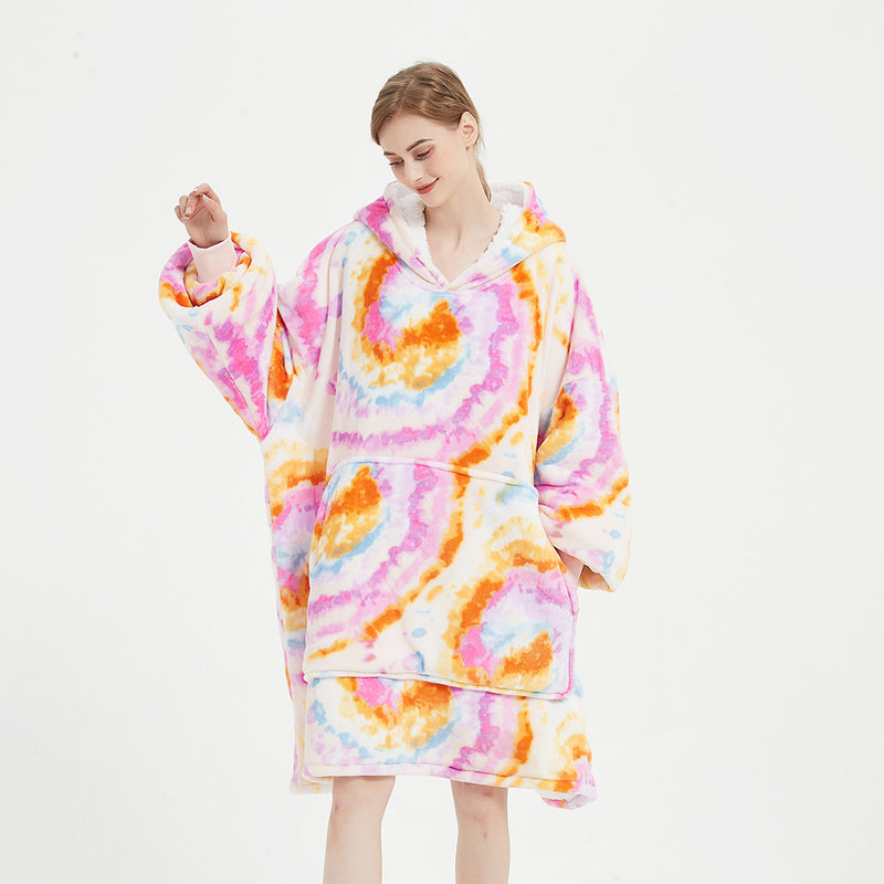 Hoodies Blankets Lambswool Lazy Couple Household Break