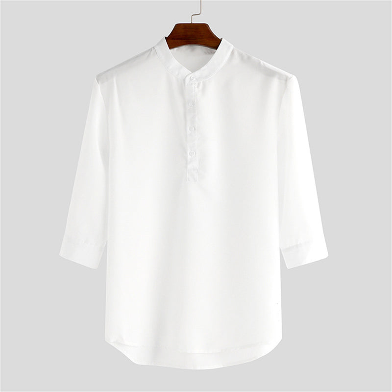 Men Hawaii Shirts Spring and Autumn Men's Casual Shirt