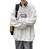 Men Sweatshirts Spring and Autumn Long-Sleeved T-shirt Men's round Neck Sweater Loose