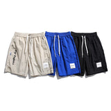 Men Shorts Summer Letter Embossed Straight Casual Pants Shorts Men