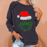 Grinch Hoodie Grinch Stole Christmas round Neck Sweater for Women