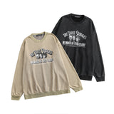 Preppy Aesthetic Sweatshirt Long-Sleeved Sweater Men's and Women's round Neck Loose Casual