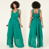 Jumpsuit Wide Leg Summer Pants Slimming Jumpsuit Jumpsuit Chiffon Jumpsuit