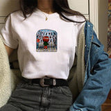 Stranger Things T Shirt Stranger Things Polyester Printed T-shirt Summer Loose Casual Women