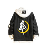 Comic Denim Jacket Anime Clothes Men's Sweater Denim Jacket
